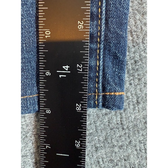 American Eagle Outfitters Skinny Jeans Womens 6 Blue Denim Cotton Medium Wash - Picture 6 of 7